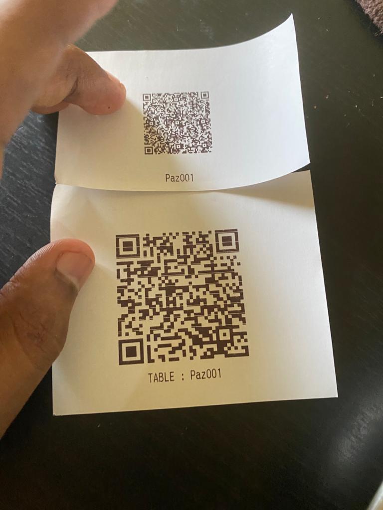 QR Menu Sticker